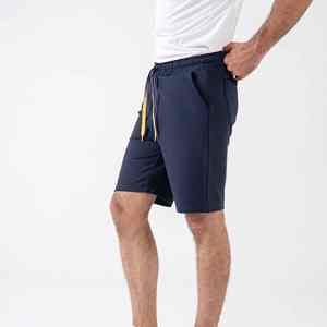 Pantalones Cortos de Hombre Lisos de Lujo Vintage Personalizados, 100% Algodón, Felpa Francesa Gruesa, Deportivos, con Efecto Desgastado por el Sol y Lavado Ácido - Product Image 2