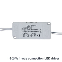 8-120W  Non-isolated  Driver Plastik  Driver LED Adaptor Harga Terbaik Kualitas Tinggi Catu Daya Transformator Elektronik