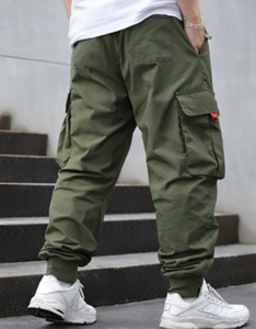 Wholesale Causal Sports Wearing Long Cargo Washed Pants With Side Pockets <b>Stacked</b> <b>Jogger</b> Trousers Man - Product Image 5