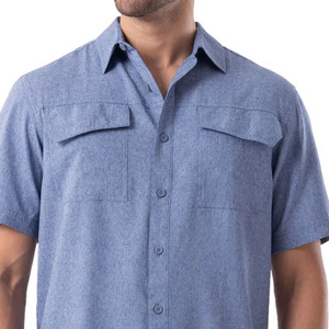 Camisetas de Pesca Personalizadas al por Mayor, Diseño Impreso, 100% Poliéster, Resistentes al Viento, UPF 50, Secado Rápido, Camisetas Polo para Exteriores - Product Image 6