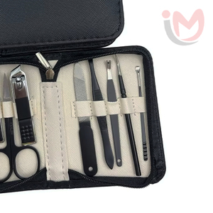 Premium Stainless Steel Cuticle Nipper Professional Ergonomic Handle Portable DIY Nail Kit Includes Scissors & Nail <b>File</b> - Product Image 3