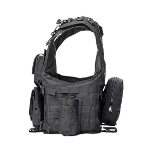 Tactical Paintball Plate Carrier Vest MOLLE Modular Adjustable Outdoor Training Vest with Magazine & Utility Pouches - Product Image 4