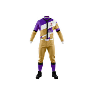 Solid Trader Professional Athletic Cut Quick Drying Light Material Sublimated Team <b>Club</b> Uniform Set Baseball Uniform - Product Image 3