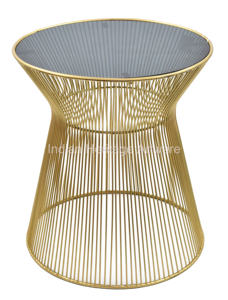 Mesa de centro de hierro moderna de nuevo diseño de alta calidad, muebles de acento para sala de estar, oficina, comedor, decoración del hogar - Product Image 3