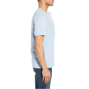 เสื้อยืดแขนสั้นผู้ชาย ผ้าฝ้าย 100% สไตล์ลำลอง ติดกระดุม ระบายอากาศได้ดี เป็นมิตรกับสิ่งแวดล้อม ปรับแต่งสีและโลโก้ได้ ขายส่ง - Product Image 3