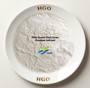 โรงงาน HGO จำหน่ายสารสกัดงาขาว (Sesamum indicum) เกรดอาหาร เซซาไมน์ 98% สารสกัดมาตรฐาน - Product Image 1