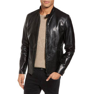 Chaqueta de Cuero de Moda para Hombre, Nueva Llegada, Alta Calidad, Mejor Diseño, Chaqueta de Cuero Personalizada para Invierno - Product Image 2