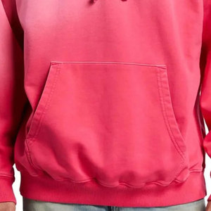Sweat à capuche décontracté en molleton 100 % coton pour homme, sur mesure, teinture unie, qualité supérieure, collection hiver 2026, offre spéciale - Product Image 6