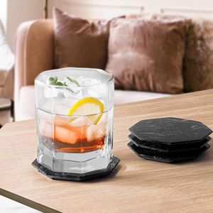 New Natural <b>Marble</b> Onyx Coasters Set Modern Antique Design Big Slab Kitchen Use Premium Quality Wholesale - Product Image 4