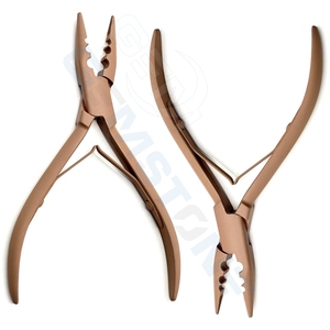 Professional 3 Hole Hair <b>Extension</b> Pliers 5.5 Inch Micro Nano Ring <b>Bead</b> Fitted Tool 3mm 4mm 5mm Loop <b>Extension</b> Clamp & Remover - Product Image 4