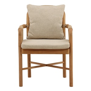 Chaise contemporaine en bois massif avec assise et dossier rembourrés, mobilier de salle à manger moderne pour restaurants et projets d'aménagement intérieur - Product Image 4