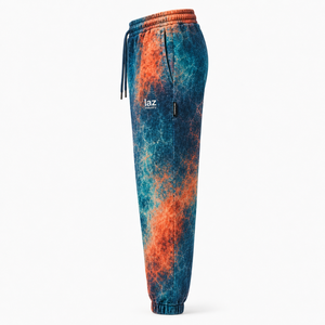 Pantalon de survêtement 100 % coton respirant à séchage rapide, nouvelle mode, qualité supérieure, pour homme, délavé à l'acide, décontracté, taille haute, couleur unie - Product Image 3