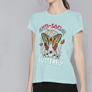 T-shirt ample respirant à manches courtes pour femme – Haut de sport décontracté pour l'été – Vêtement streetwear tendance - Product Image 6