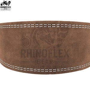 Cinturón de levantamiento de pesas de cuero de una sola hebilla, diseño personalizado, cinturón de levantamiento de potencia en cuero de dos colores, cinturón de una sola hebilla. - Product Image 5