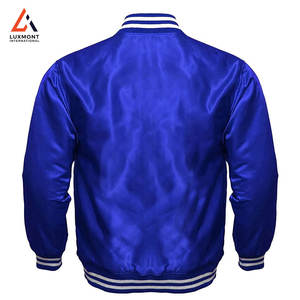 เสื้อแจ็คเก็ตผ้าซาตินพรีเมียมสำหรับผู้ชาย น้ำหนักเบา สไตล์ลำลอง แฟชั่นสตรีทแวร์ เสื้อคลุมกันหนาว - Product Image 2