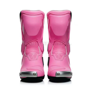 Chaussures de moto robustes de couleur unie, vente en gros de chaussures de moto, chaussures de moto fabriquées par des professionnels - Product Image 3
