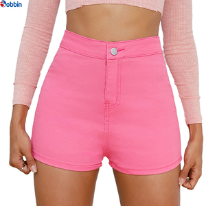 Shorts de Mezclilla de Cintura Media para Mujer, Estilo Hip Hop, Ecológicos, de Secado Rápido, Modernos, Retro, Casuales, Suaves y Transpirables, Marca BOBBIN - Product Image 3