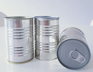 Boîtes cylindriques personnalisées imprimées en 3 parties, durables, avec couvercles à anneau de traction pour le stockage de fruits, de noix et de nourriture pour animaux de compagnie - Product Image 2