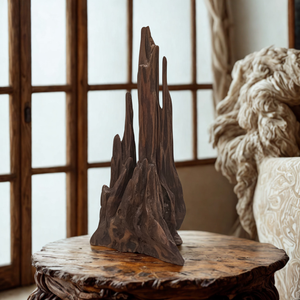 Escultura de Raíz de Madera Natural, Pieza de Arte Tallada Decorativa Rústica para Acuarios, Paisajismo Acuático - Product Image 2