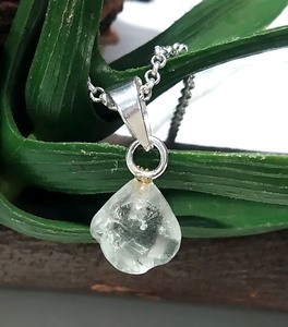 Natural Raw Crystal Quartz <b>Pendant</b> 925 Sterling Silver Handmade Women's Necklace Wholesale Jewelry KGN SILVER JEWELLERY HOUSE - Product Image 1