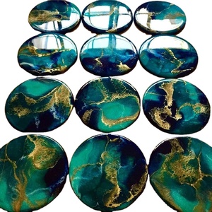 Posavasos de resina, gran oferta, diseño único y posavasos de resina epoxi para café, té, bebida, Forma cuadrada y producto de gran oferta - Product Image 4