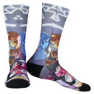 CN Steven Universe Chaussettes pour hommes en polyester/nylon à séchage rapide, couleur unie, pour l'été, athlétisme, yoga, course à pied, taille adulte 8-12 - Product Image 1