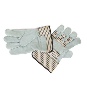 Guantes de Trabajo de Cuero Dividido del Fabricante, Resistentes al Aceite, Anti-químicos, Antideslizantes, Duraderos, Sin Silicona, Protección - Product Image 4