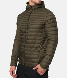 Manufacturer Polyester Nylon <b>Puffer</b> <b>Jacket</b> Water Repellent <b>Light</b> Weight solid plain zipper bubble <b>jacket</b> - Product Image 5
