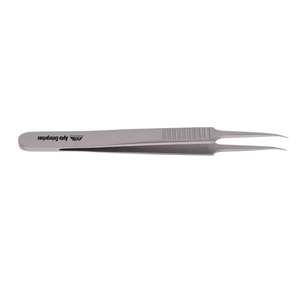 Équipement de microchirurgie de qualité supérieure en acier inoxydable # 5 pinces courbées à pointes recouvertes de TC de 0,3 mm, instruments médicaux - Product Image 2