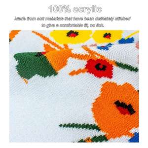 Bonnet en laine unisexe personnalisé avec logo, motif bébé mignon, bonnet tricoté d'hiver pour enfants, accessoires d'hiver en acrylique jacquard - Product Image 2