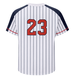 Jersey de Softbol para Mujer, Corte Ajustado, Sublimación Completa, Diseño de Rayas, Cierre de Botones, Uniforme Personalizado para Equipo con Número en la Espalda - Product Image 3