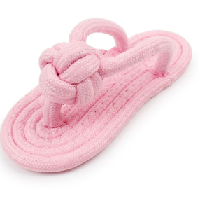 Jouets interactifs pour chiens en corde de coton colorée, résistants aux morsures, en forme de pantoufles, vente en gros directe d'usine pour Noël - Product Image 2