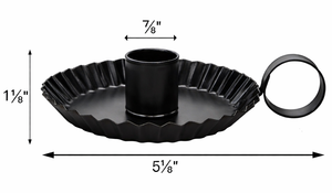 Premium metal taper candle stand <b>Black</b> Candle Holder Metal Taper Holder elegant <b>black</b> finish ideal for decor dining festive deco - Product Image 4