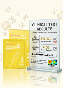 BIAIfekt EXOSHOT Diary Ampoule Mask NO.2 CICA Collagen Propolis Tiger Leaf Anti-âge Éclaircissant les pores Hydratant Visage - Product Image 2