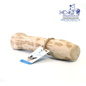 Jouets à mâcher en bois naturel de qualité supérieure pour chiens, plusieurs tailles, durables, écologiques, fournitures pour animaux de compagnie d'intérieur, fabriqués au Vietnam - Product Image 1
