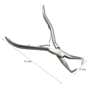 Kit de Herramientas de Acero Inoxidable Profesional de Alta Calidad para Extensiones de Cabello, Color Plateado Plasma, para Uso Comercial - Product Image 6