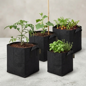 5 Gallon Heavy Duty Non-Woven Fabric Grow <b>Bags</b> with Handles-Customizable Thickness for Agriculture Use - Product Image 6