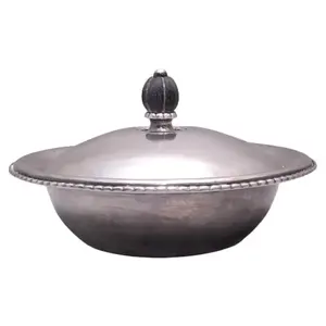 Casserole isotherme classique moderne en acier inoxydable |   Serveur alimentaire antiadhésif durable pour buffets et traiteurs - Product Image 2