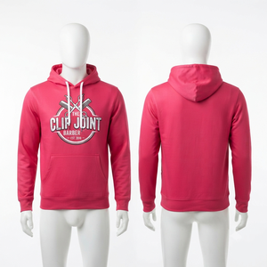 Sudadera con Capucha para Hombre, Estilo Barbería, Premium, 350 GSM, Mezcla de Algodón y Felpa, con Logotipo Personalizado Impreso, Rosa, Negro, Blanco, Ropa Personalizada al por Mayor - Product Image 2