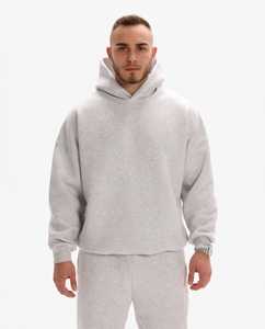 Sweat à capuche zippé surdimensionné personnalisé unisexe en polaire, effet délavé vintage, imprimé dessin animé brodé, style streetwear, marque privée 100% - Product Image 3