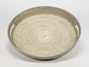 Plateau carré en rotin de style bohème, motif végétal, design flexible, du Vietnam, pour service et décoration intérieure, vente en gros durable - Product Image 5