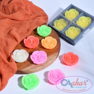 ชุดของขวัญเทียนลอยน้ำรูปดอกกุหลาบตกแต่ง AF 401 สำหรับตกแต่งโต๊ะกลาง ในราคาที่ดีที่สุด - Product Image 1