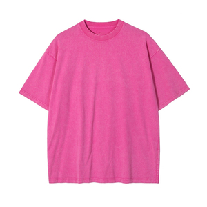Camiseta con efecto acid wash 100% algodón, oversize, tallas grandes, con estampado gráfico, camisetas para hombre con logo impreso, camiseta vintage para hombre, ropa al por mayor. - Product Image 1