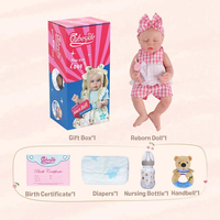 Poupée Bébé Reborn Réaliste Babeside 16'' en Silicone Corps Entier 100% Silicone, Jouet Mannequin Mode Nouveau-né/Tout-petit, Jouet DIY, Jouet Doux