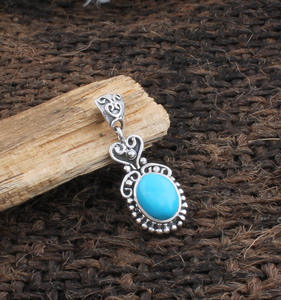 Collar con Colgante de Ojo de Tigre Natural, Chapado en Platino, con Engaste de Plata de Ley, para Unisex, Joyería Étnica Estampada - Product Image 2