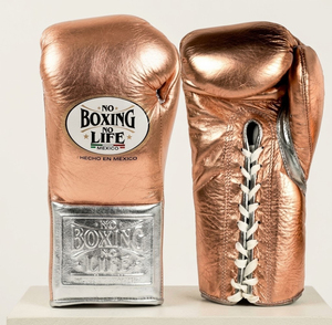 Gants de boxe en cuir de vachette et PU orange de haute qualité, durables, sans lacets, pour l'entraînement et le sparring des adultes. - Product Image 2