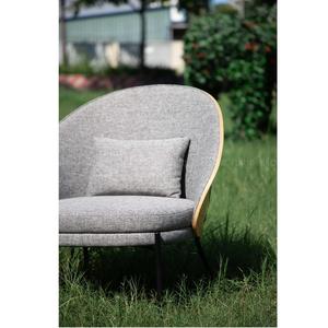 Fauteuil de salon OEM Prime Choice, vente en gros, assise confortable, type une place, dossier en contreplaqué, pieds en acier, chaise Eamy - Product Image 6