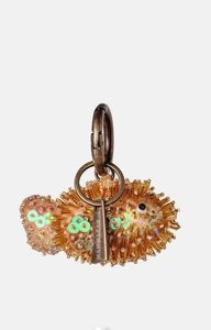 Traditional Hand Beaded Embroidered Eco-Friendly <b>Customized</b> <b>Keychain</b> Fashionable Key Ring for Women - Product Image 1