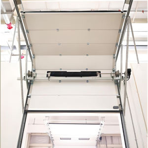 Système de porte sectionnelle industrielle automatique de haute qualité pour entrepôt, usine, <span class=keywords><strong>garage</strong></span> et sécurité commerciale - Product Image 1