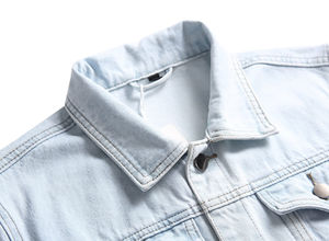 Vestes pour hommes tendance, dernières nouveautés, très vendues, élégantes, décontractées, classiques, en denim extensible, veste en jean pour homme - Product Image 2